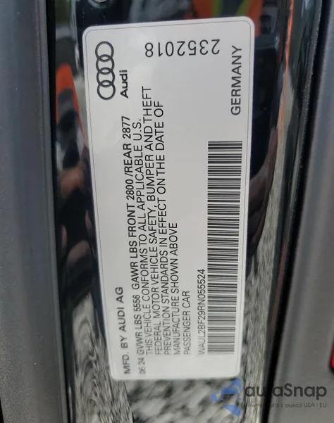 WAUL2BF29RN055524